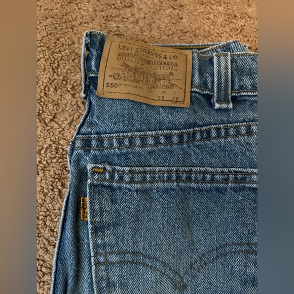 Vintage Levi's Denim Jeans - 550 Relaxed Fit - W28 L28 - Picture 2 of 7